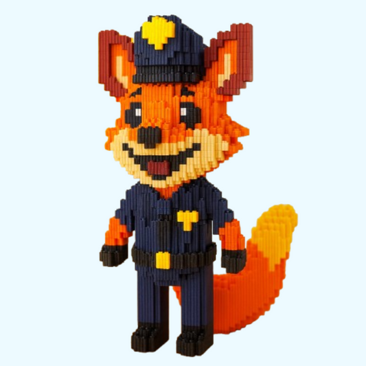 Polizei-Fuchs Bausteinset