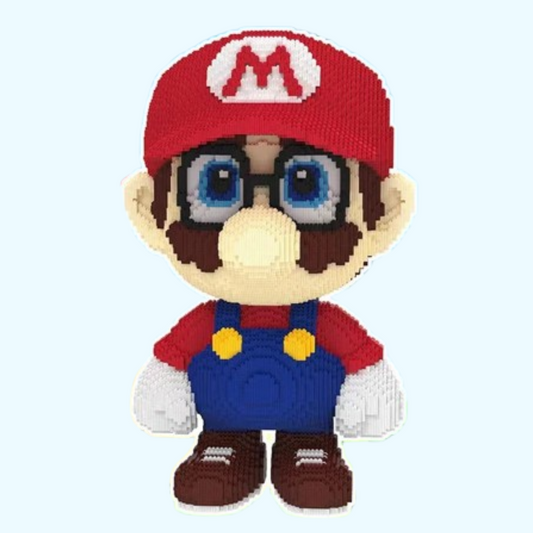 Klempner mit Brille Bausteinset