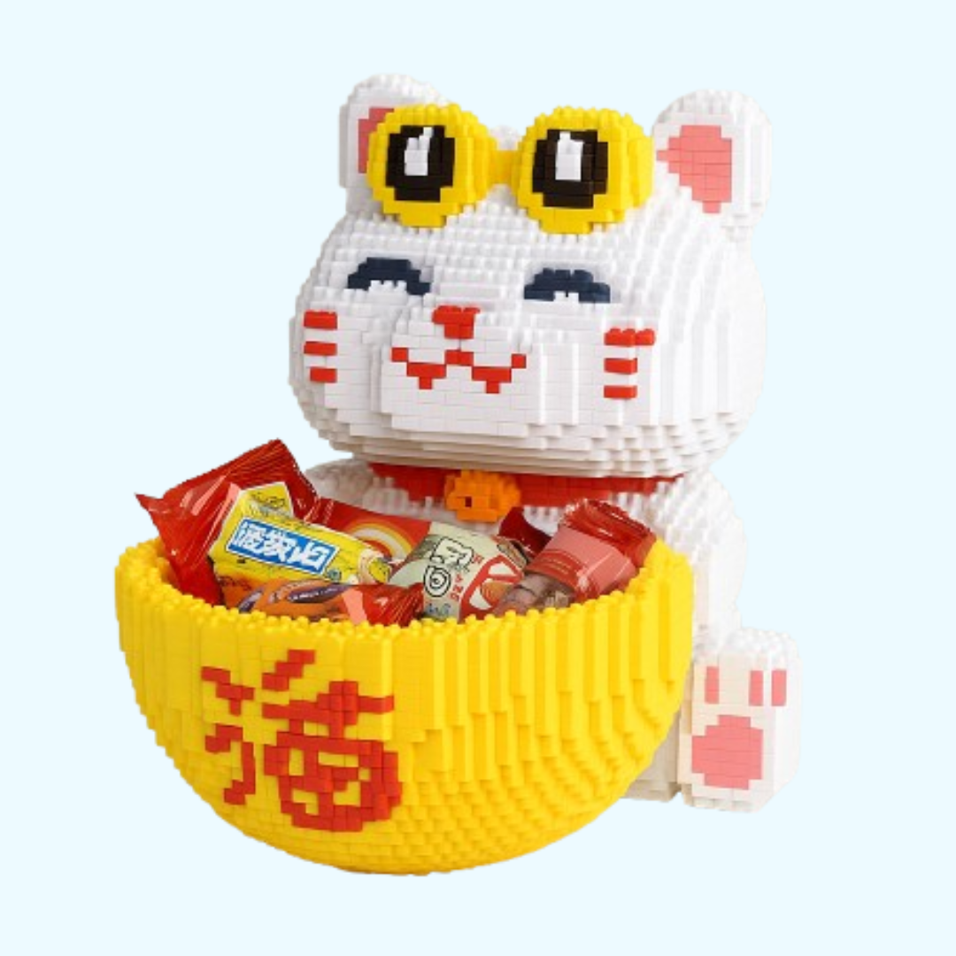 Kätzchen Bonbon-Topf Bausteinset