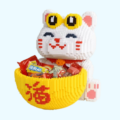Kätzchen Bonbon-Topf Bausteinset