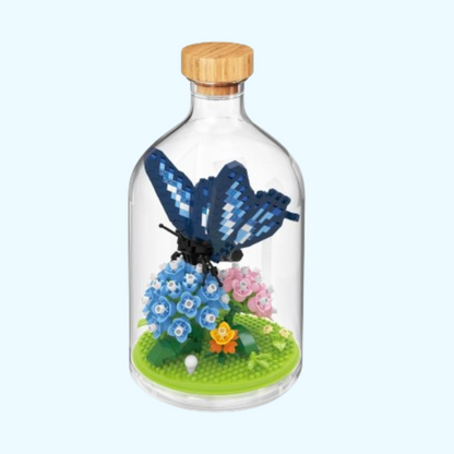 Tier in Flasche Bausteinset