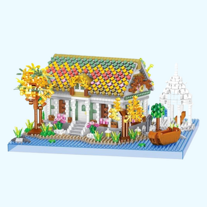 Haus auf dem Wasser Bausteinset