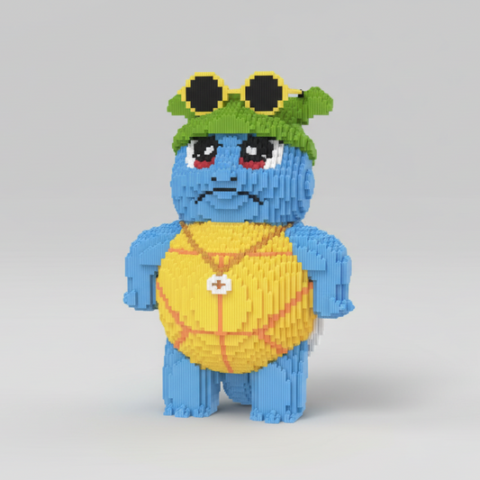Schildkröte mit Brille Bausteinset