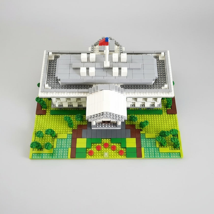 Weißes Haus Bausteinset