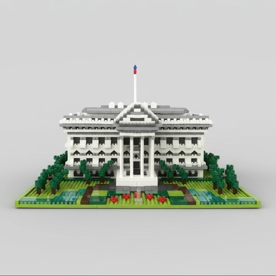 Weißes Haus Bausteinset