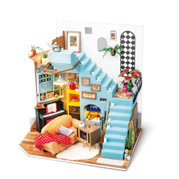 Wohnzimmer Holzbausatz