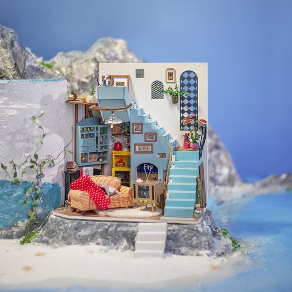 Wohnzimmer Holzbausatz