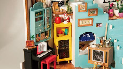 Wohnzimmer Holzbausatz