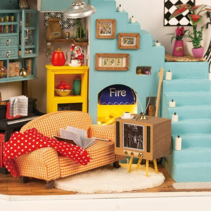 Wohnzimmer Holzbausatz