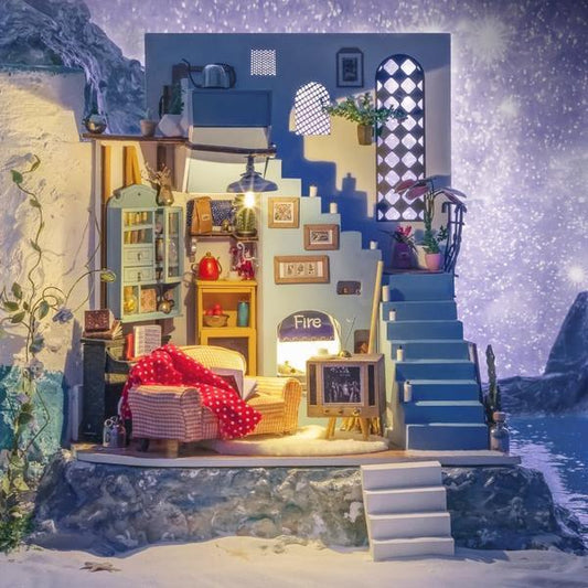 Wohnzimmer Holzbausatz